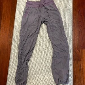Barely worn lululemon studio pants. Lilac. Size 6